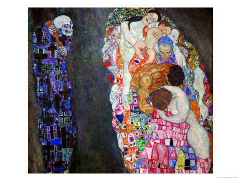 Life and Death - Gustav Klimt Paintings